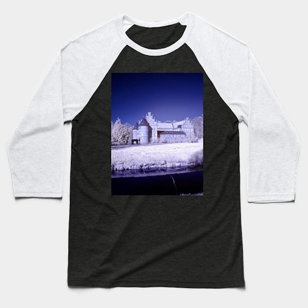 Castle of Herten in infrared Baseball T-Shirt by BonniePhantasm